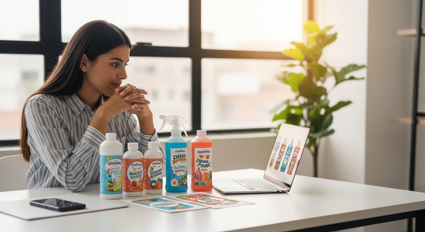 Cómo crear tu propia marca de productos de aseo: guía paso a paso