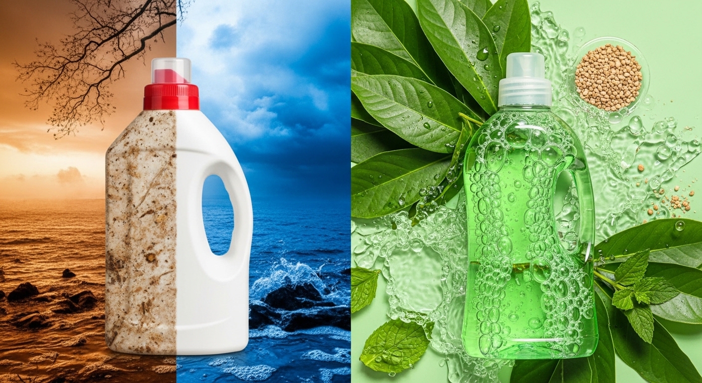Detergente biodegradable vs convencional: diferencias reales que debes conocer