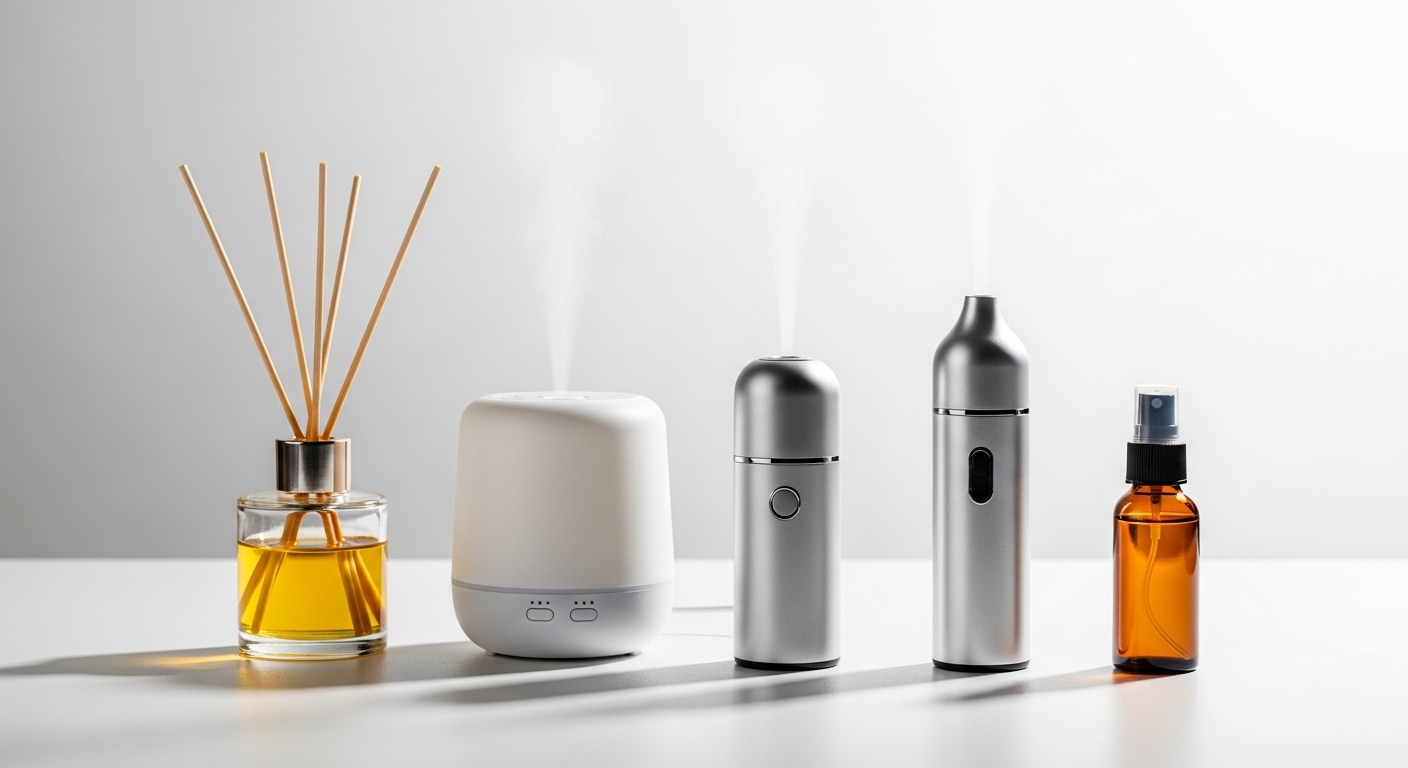 Tipos de difusores de aroma: cual necesita tu negocio y como elegirlo