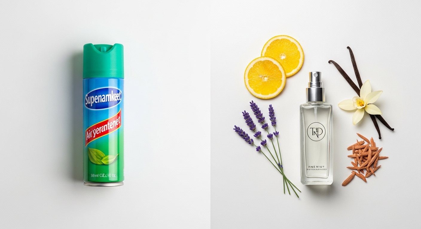 Spray ambientador profesional vs domestico: diferencias y por que importa para tu negocio